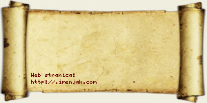 Simona Strinić vizit kartica